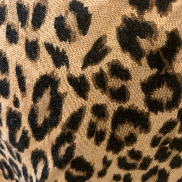Chico’s leopard angora/silk blend sweater, size 2 - Picture 5 of 7